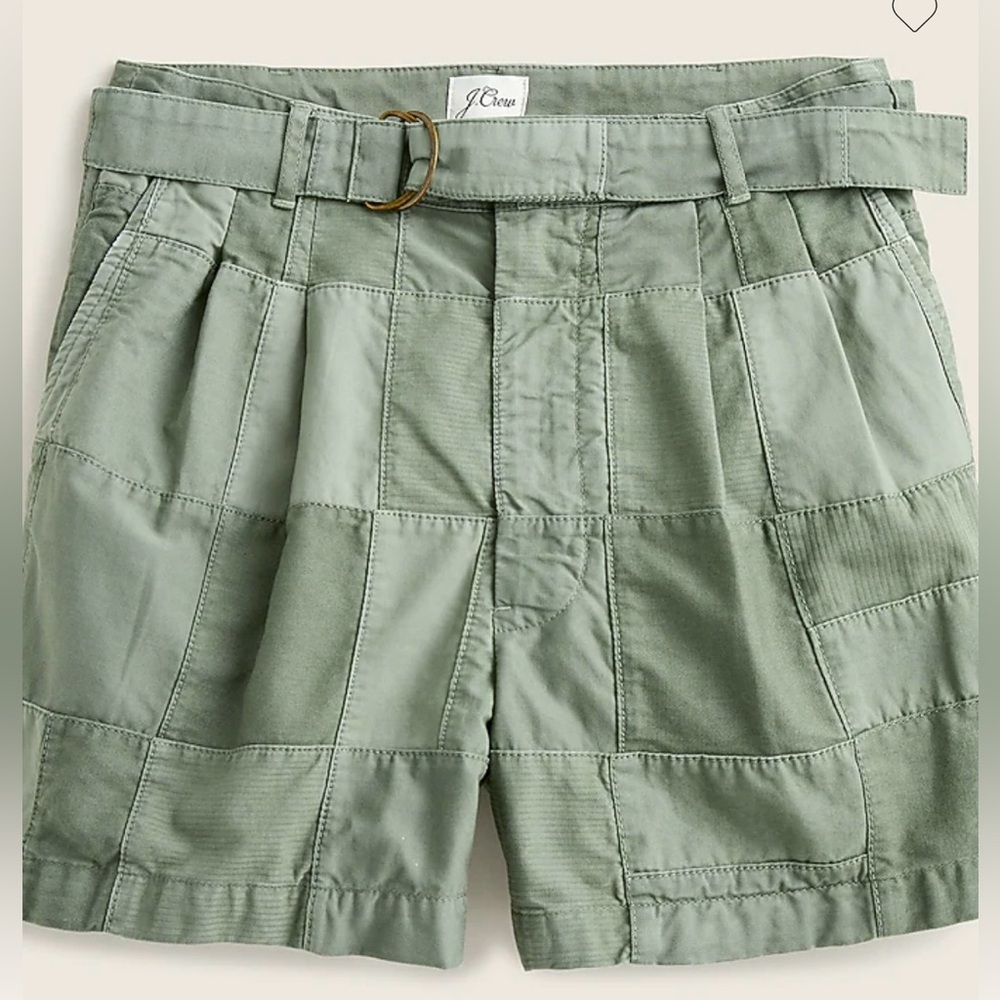 J.Crew Limited Edition D-Ring Patchwork Short - image 1